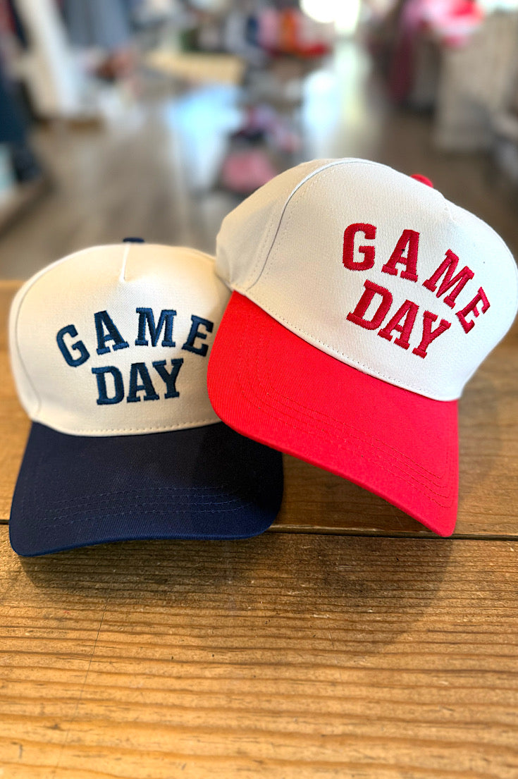 Game Day Two Tone Canvas Trucker Hat {2 colors}