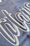 Titans Metallic Script Navy Tee