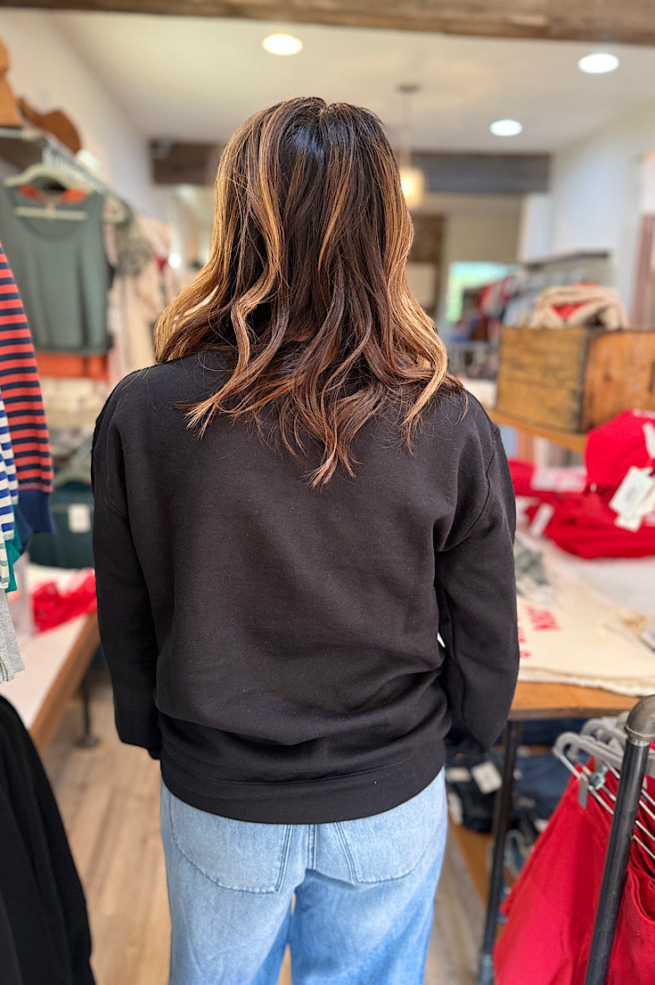 Pumpkin Season Black Sweatshirt