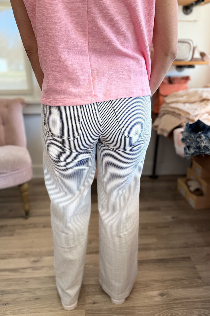 Lakeyn Pinstripe Patch Pocket Denim