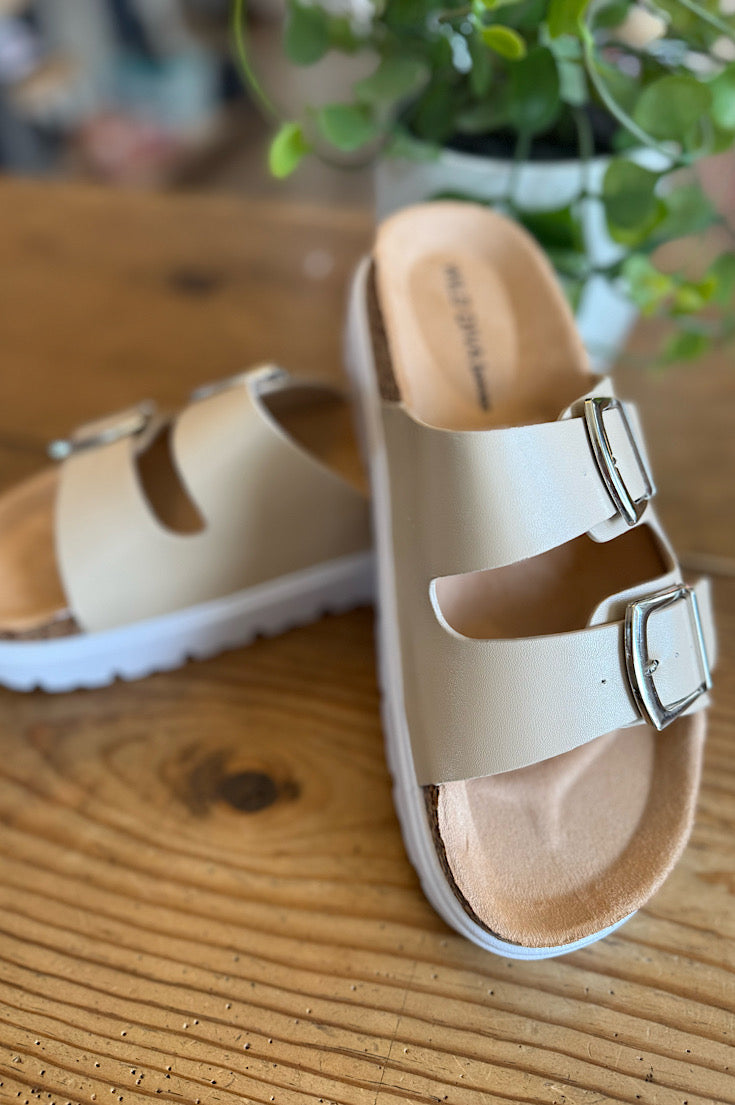 Double Buckle Sandals