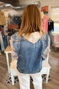 Bryer Denim Jacket with Hood