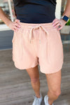 Stevie Textured Taupe Shorts