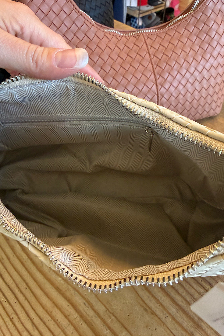 The Blake Woven Texture Crossbody Purse {2 colors}