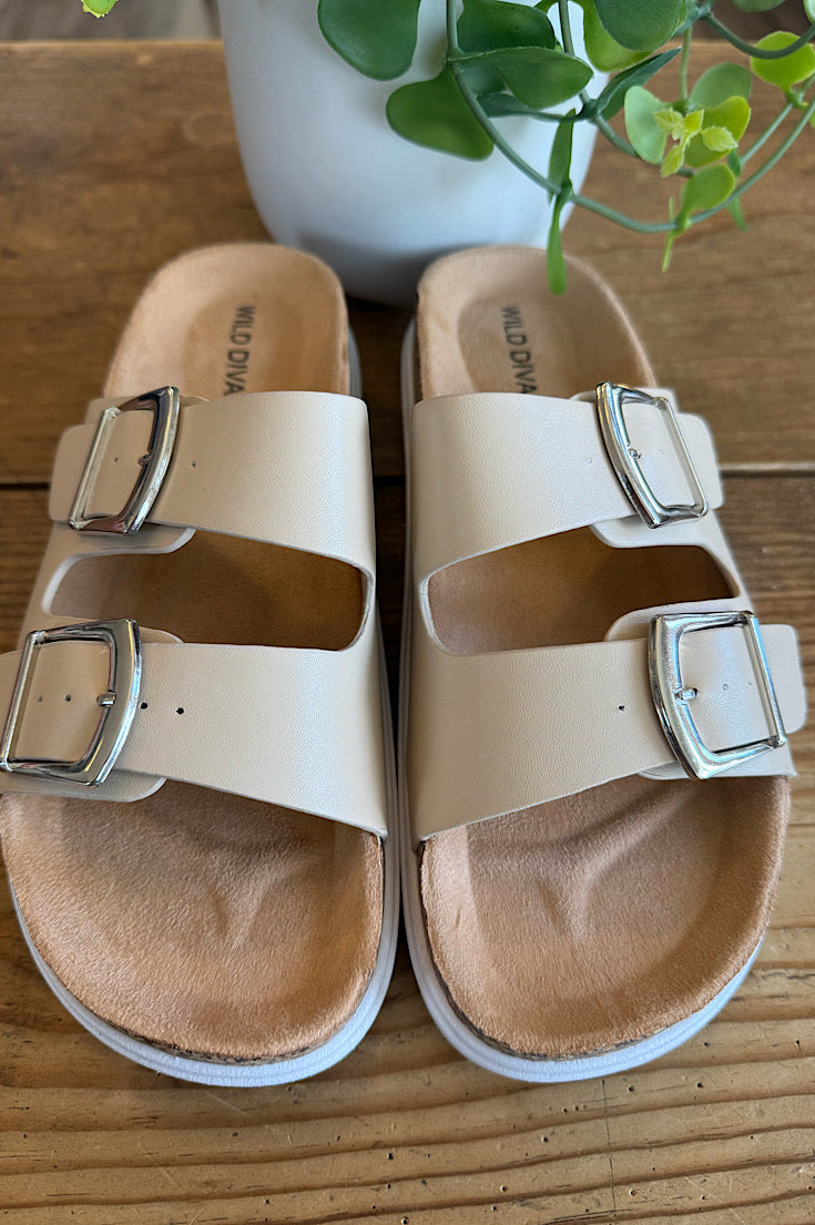 Double Buckle Sandals