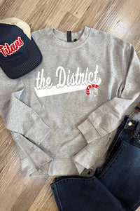 The District Side Zip Ladies Sweatshirt
