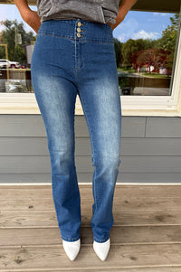 Bradley Medium Wash Flare Denim
