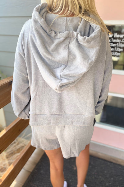Cayson Heather Gray Hoodie
