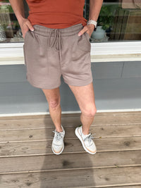 Keegan Scuba Drawstring Shorts {2 colors}