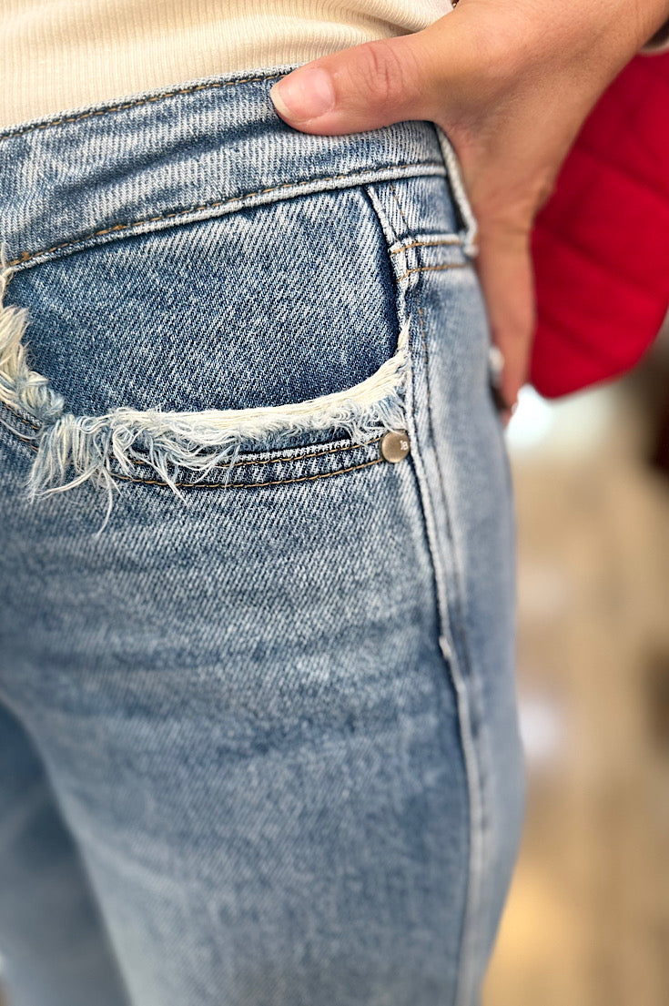 Jaxton Judy Blue 90's Straight Leg Denim