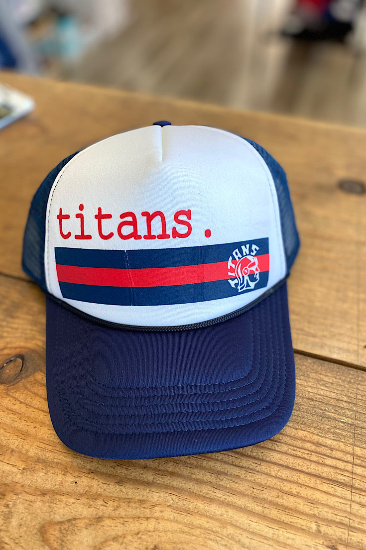 Titans Stripe Foam Trucker Hat {2 colors}