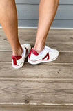 Roxy White and Red Sneaker by MIA