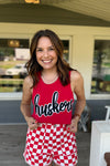 Huskers Red Muscle Tank