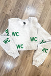 Wilber-Clatonia (WC) All Over Puff Sweatshirt