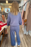 Finnian Dusty Navy Scuba 1/4 Zip Pullover