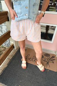 Colbey Stripe Tailored Shorts {2 colors}