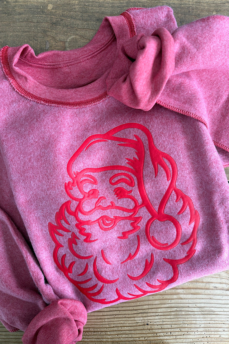 Inside Out Santa Puff Sweatshirt