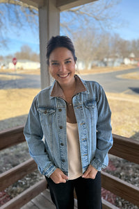 Rowyn Light Wash Denim Jacket