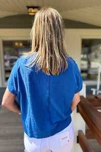 Tyler Cap Sleeve Boxy Tee {2 colors}