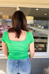 Demi Double Layer Scoop Neck Tee {2 colors}