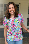Juliet Floral Print Blouse