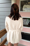 Sophia Ivory Lightweight Belted Cardi