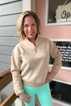 Maxwell Inside Out Fleece Half Zip {2 colors}