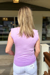 Kai Lavender Striped Tank Top