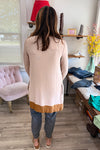 Jessa Tan Snap Front Cardi