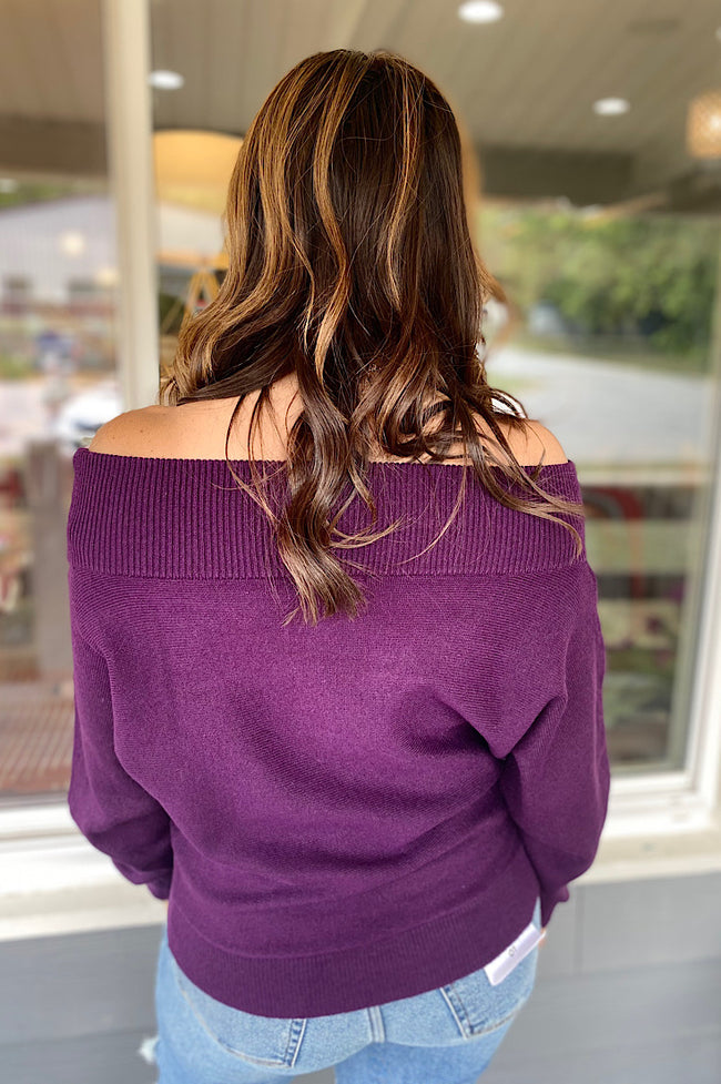 Aspen Mini Ribbed Dolman Boat Neck Sweater {2 colors}