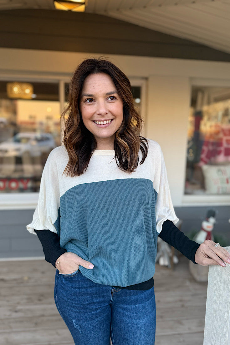 Skye Colorblock Dolman Top