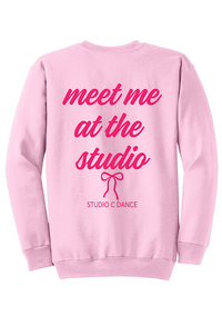 Studio C Meet Me at The Studio Pink Fleece