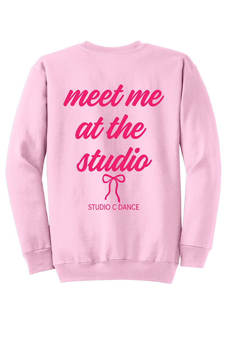 Studio C Meet Me at The Studio Pink Fleece