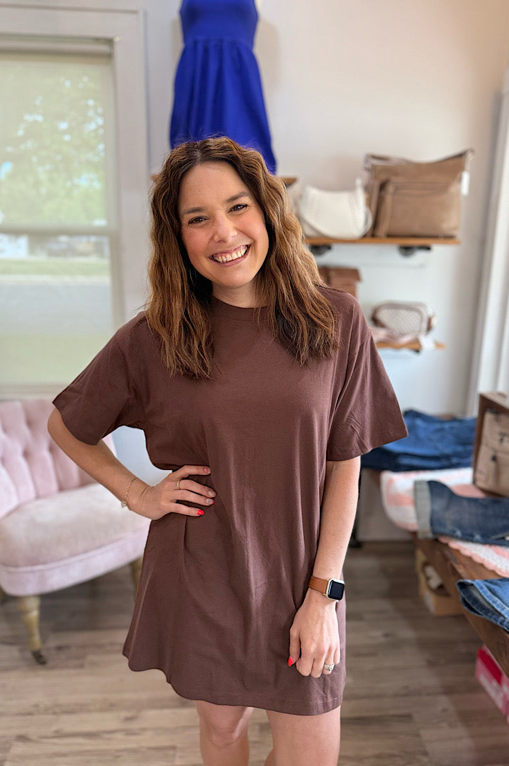 Billie Favorite T-Shirt Dress {3 Colors}