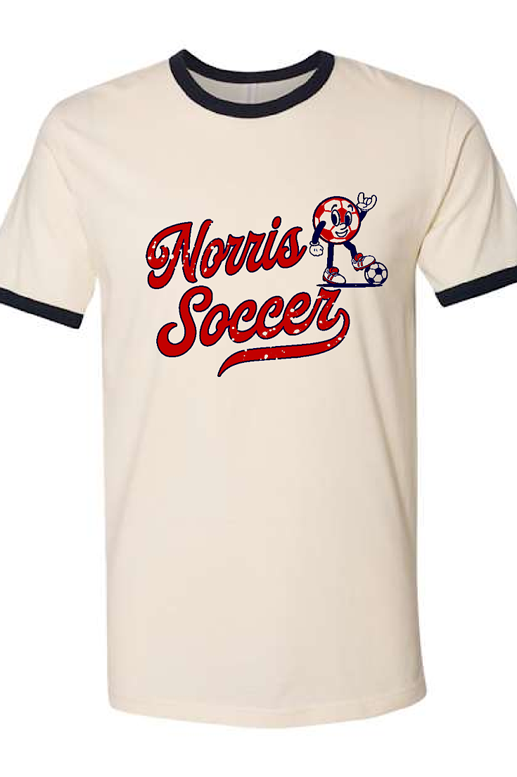 Norris Soccer Retro Tee or Fleece
