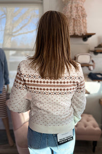Nile Round Neck Patterned Sweater