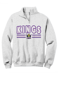 308 Kings Retro Arch 1/4 zip-Black or Ash
