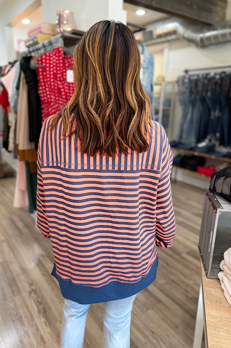 Briar Striped Comfy Pullover {3 colors}