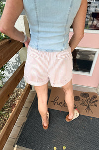 Colbey Stripe Tailored Shorts {2 colors}
