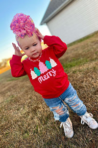 Merry Red Infant/Toddler Sweatshirt