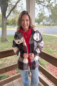 Finn Fleece Plaid So Soft Shacket {2 colors}