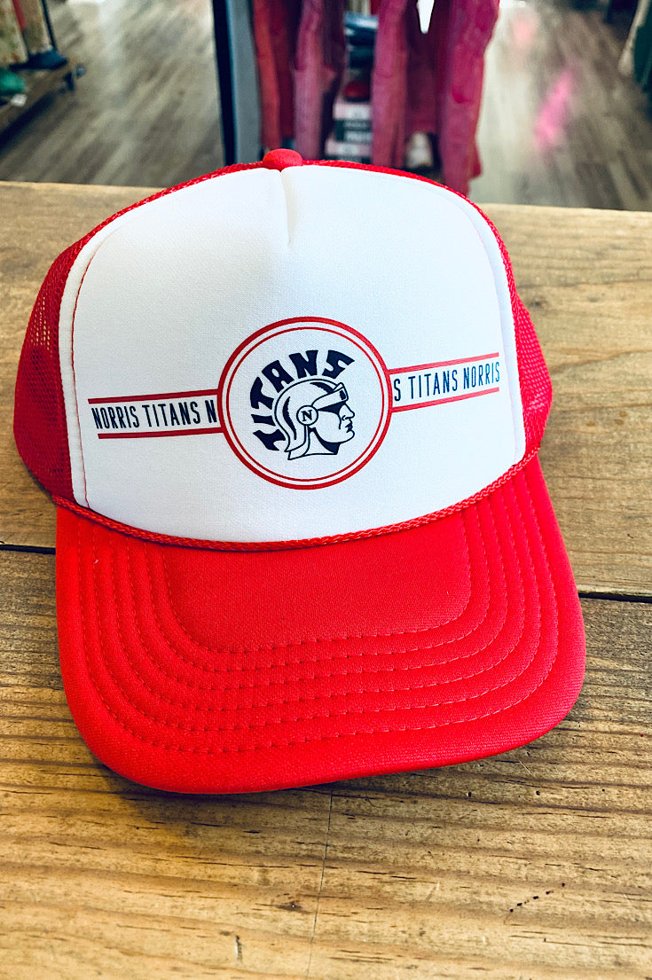 Titans Circle Logo Foam Trucker {2 colors}