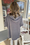 Brooke Mineral Washed Fleece Hooded Cardigan {2 colors}