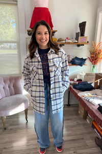 Sawyer Plaid Flannel Jacket