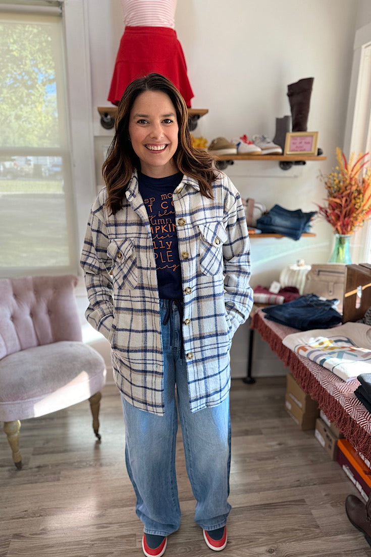 Sawyer Plaid Flannel Jacket