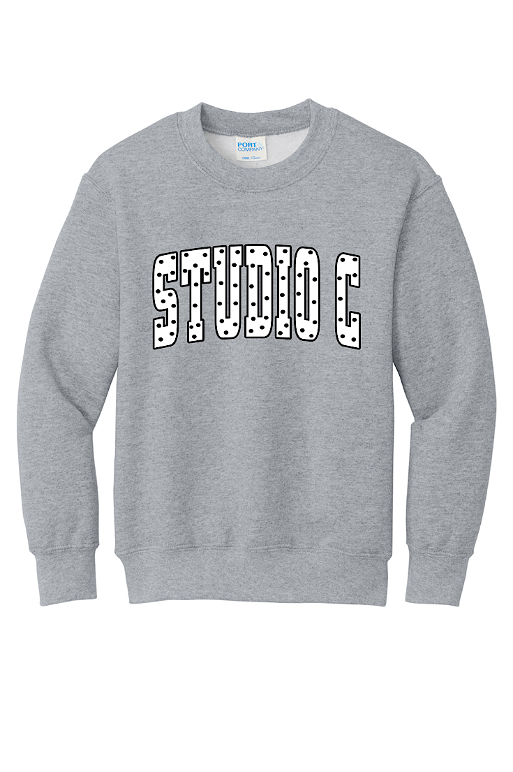 Studio C Polka Dot Arch Fleece -{2 colors}