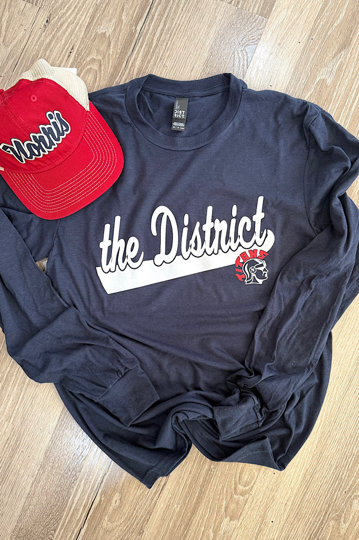 The District Navy Long Sleeve Tee