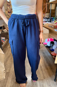 Barrie Straight Cargo Sweatpants {3 colors}