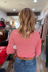 Gabe Long Sleeve Stripe Turtleneck {2 colors}