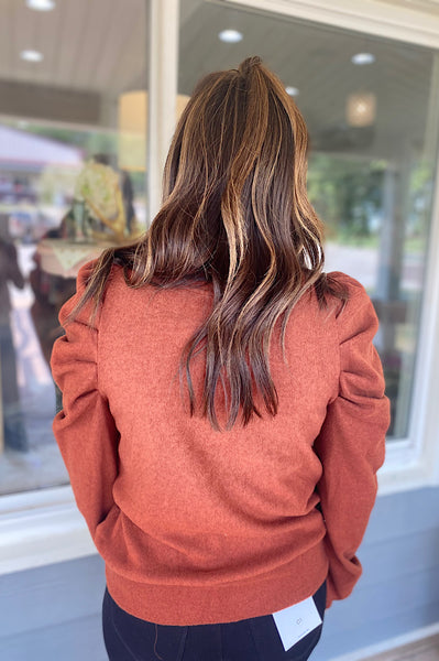 Cody Rust Puff Long Sleeve Top
